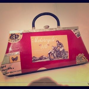 COPY - M. Antonia vintage oversized clutch.